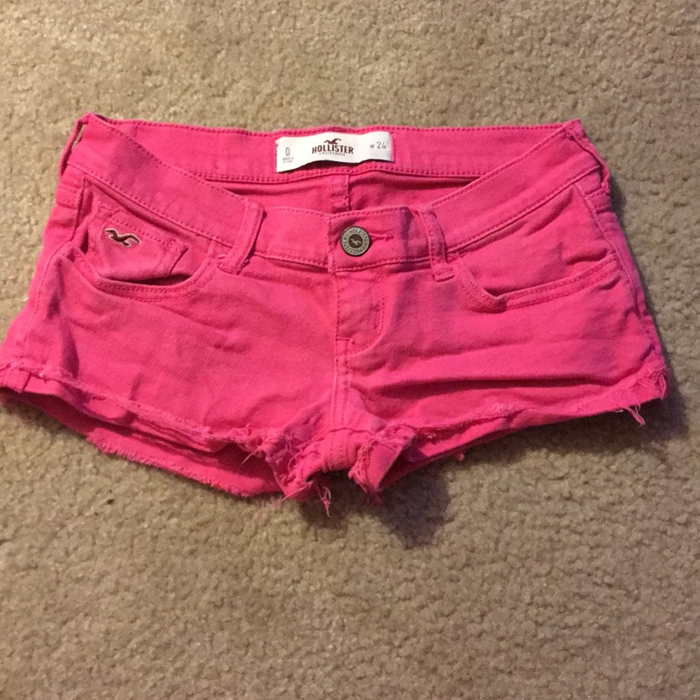 Hot pink shorts!
